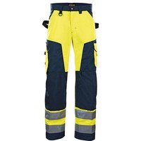 BLAKLÄDER® Herren Warnschutzhose 1566 gelb, marine Größe 48 von BLAKLÄDER®