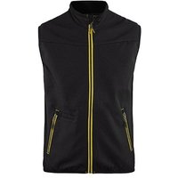 BLAKLÄDER® unisex Softshellweste 3850 schwarz, gelb Größe M von BLAKLÄDER®