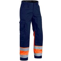 BLAKLÄDER® unisex Warnschutzhose 1564 marine, orange Größe 22 von BLAKLÄDER®