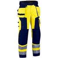 BLAKLÄDER® unisex Warnschutzhose 1568 gelb, marine Größe 21 von BLAKLÄDER®