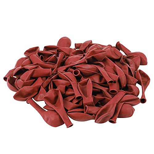 BLASHRD 100 Stücke Rot Ballon Neue Glänzende Metall Perle Latex Luft Ballons Chrom Metallisch Farben Luft Ballons von BLASHRD