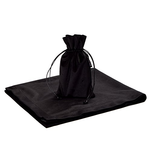 BLESSUME Tarot Divination tischdecke und Beutel, One Size (Schwarz) von BLESSUME