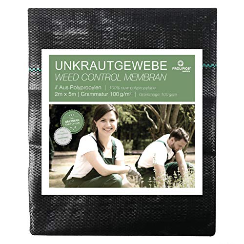 Sandkastenvlies 100g/m² I Schutzvlies & Unkrautvlies für Kinder-Sandkasten I Atmungsaktiv & Reißfestes Gartenvlies I Für Sand und Kies (5 m x 2 m) (extrem wasserdurchlässig 5m x 2m) von BLOOM & GREEN BEAUTIFUL GARDENS