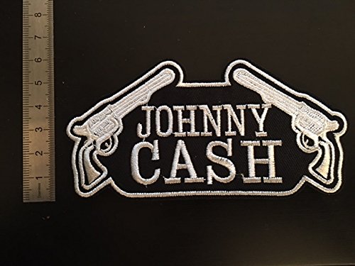 Aufnäher – Motiv: Johnny Cash – heißklebend von BLUE HAWAI