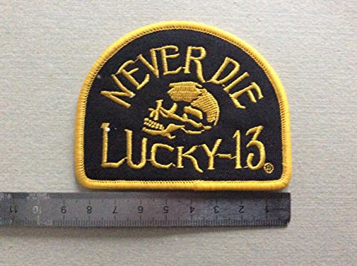 Aufnäher "Never die Lucky 13", zum Aufbügeln von BLUE HAWAI