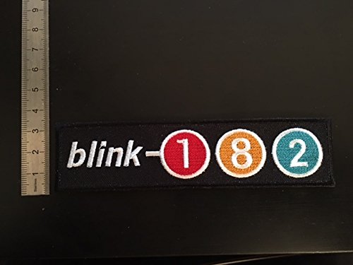 CEEBOO Aufnäher Toppa, BLINK 182, Medium, Rechteckig, Verschiedenfarbig, Musik, Rock, 1 Stück, zum Aufbügeln von CEEBOO