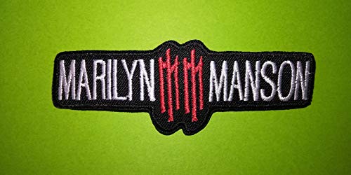 M389 Aufnäher Marilyn Manson, 10 x 3,5 cm von BLUE HAWAI