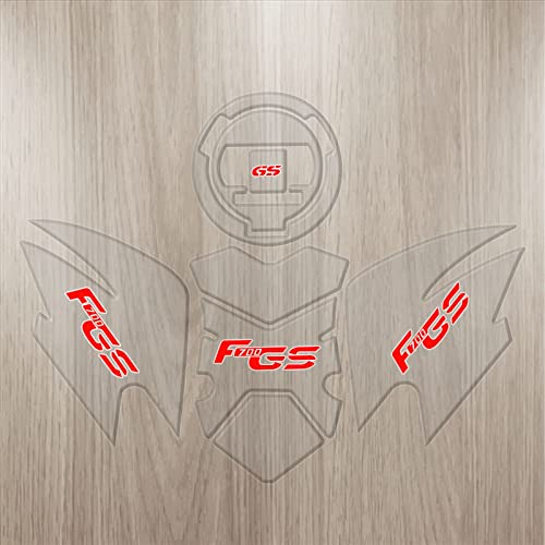 BMDBD Für F700GS/Adventure F700 GS ADV Transparenter Epoxidharz-Motorrad-Tankpad-Schutz 3D-Aufkleber von BMDBD