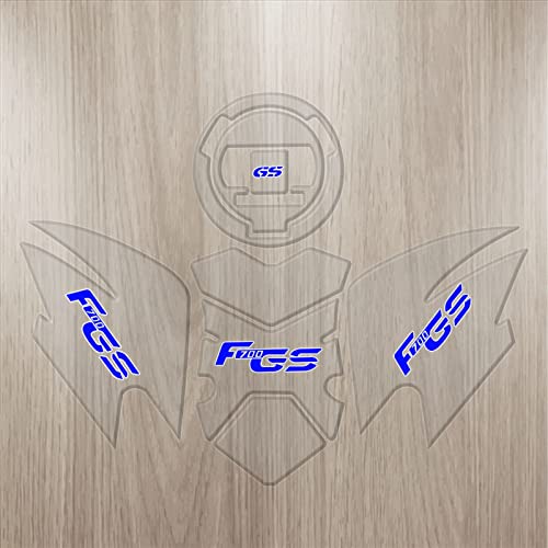 BMDBD Für F700GS/Adventure F700 GS ADV Transparenter Epoxidharz-Motorrad-Tankpad-Schutz 3D-Aufkleber von BMDBD