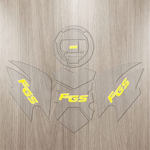 BMDBD Für F700GS/Adventure F700 GS ADV Transparenter Epoxidharz-Motorrad-Tankpad-Schutz 3D-Aufkleber von BMDBD