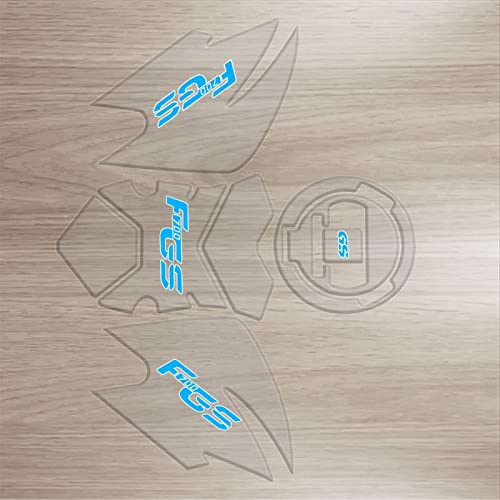 BMDBD Transparenter Epoxidharz-Motorrad-Tankpad-Schutz 3D-Aufkleber Für F700GS/Adventure F700 GS ADV von BMDBD