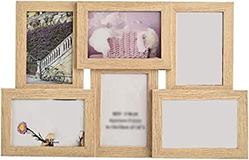 Fotorahmen Collage Mehrere Bilderrahmen für 6 Fotos 10.2 cm x 15.2 cm Holz MDF Wandmontagerahmen Bilderrahmen von BNFDIEIOOGIBNNJZS