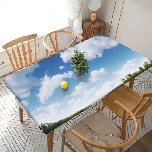 BNVSADC Tischdecke mit Golfclub-Motiv, bedruckt, 152 x 76 cm, Polyester, wasserabweisend, Esstischdekoration, Tischdecken von BNVSADC