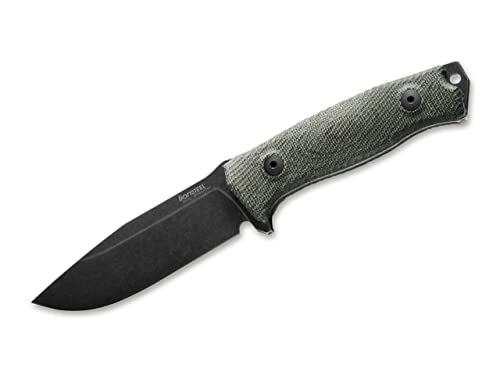 Böker Plus LionSteel M5 Canvas Green feststehendes Messer mit Scheide von BÖKER PLUS