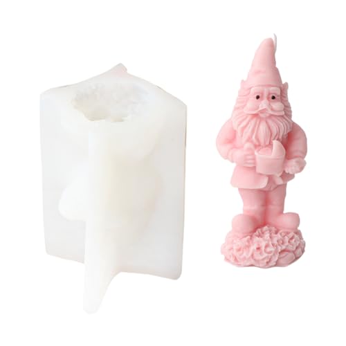 BOGEEL 3D-Gnome-Epoxidharz-Form, Aromatherapie, Gips, Silikonform, Basteln, Heimdekoration, Dekorationen, Gießwerkzeug von BOGEEL