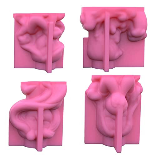 BOGEEL Silikonform für langhaarige Mädchen, Gipsblume, Epoxidharz, Gießform, Sukkulenten, Vasen, Zement, Stifthalter von BOGEEL