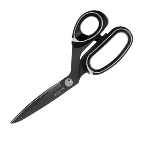 BOHIN France - BOHIN France Rostfrei Stahl Titan Beschichtet (23cm) Fachmann Nähen Schere mit Ergonomisch Griffe - 1 Stück von BOHIN France