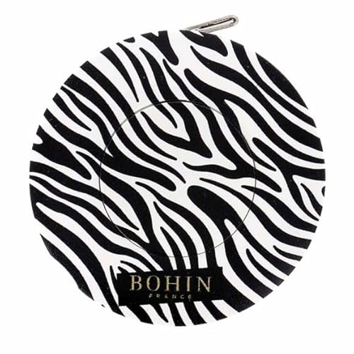 BOHIN France - BOHIN France Safari Sammlung ABS Gehäuse (150cm) Zebra Drucken Automatisch Einziehbar Wicklung Band Messen - 1 Stück von BOHIN France