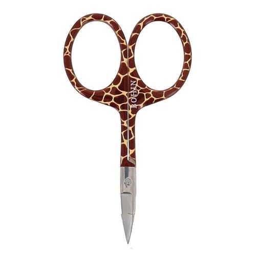 BOHIN France - BOHIN France Safari Sammlung Rostfrei Stahl (9cm) Giraffe Drucken Schick Stickerei Schere - 1 Stück von BOHIN France