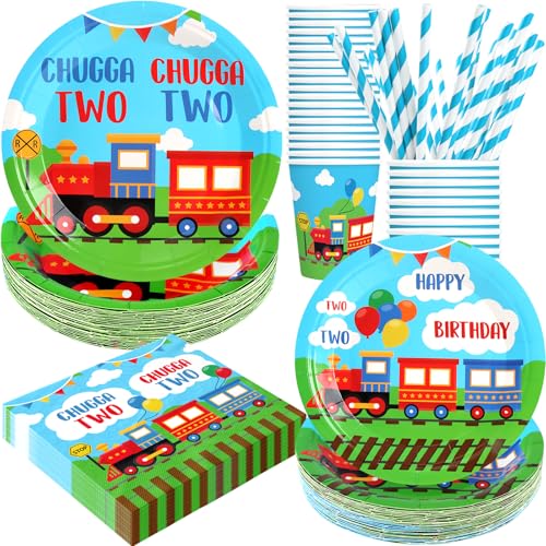 Chugga Chugga Two Two Birthday Party Supplies Decorations von BOIKOKY