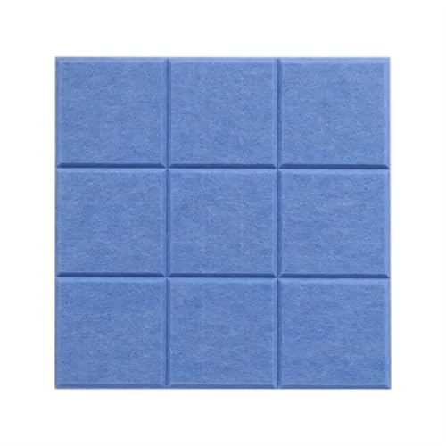 BOJHGO Filz Pinnwand 1/2/4 * 4PCS Neun Gitter Filz Nachricht Board Büro Dekoration Bulletin Board Notizblock Hause Foto Display Board Wand Dekoration(Blue-1PC) von BOJHGO