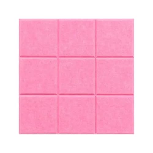 BOJHGO Filz Pinnwand 1/2/4 * 4PCS Neun Gitter Filz Nachricht Board Büro Dekoration Bulletin Board Notizblock Hause Foto Display Board Wand Dekoration(Pink-1PC) von BOJHGO