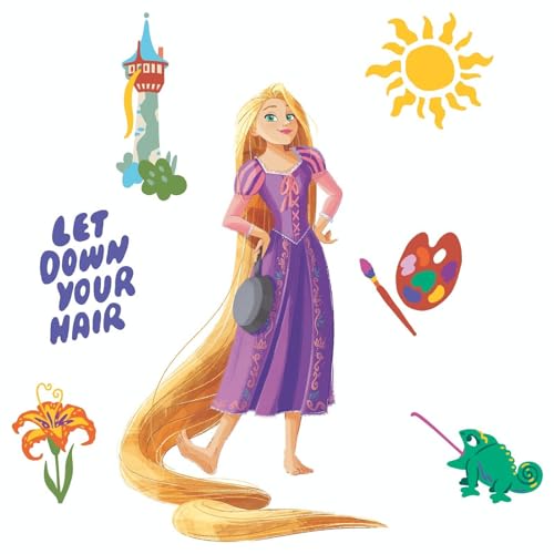 BOKNI Wandtattoo Rapunzel Princess Decal Wall Sticker Home Decor Art Mural Girls RoomMöbel & Wohnen, Dekoration, Wandtattoos & Wandbilder! von BOKNI