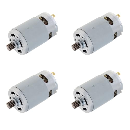 BOLAXHCA 4X 21V RS550 Motor BüRstenmotor 14 ZäHne Geeignet für 4/6 Kabelloses Mini-Logging-SäGe-KettensäGenwerkzeug-ZubehöR von BOLAXHCA