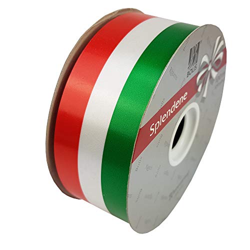 BOLIS Band Italia Tricolore 50 mm x 100 m, grün, weiß und rot von BOLIS