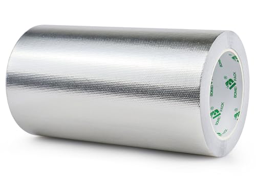 BOMEI PACK 200mmx20m VERSTÄRKTES ALUMINIUMBAND Hitzebeständiges Wasserdichtes Alu Klebeband zum Reparieren von Metalloberflächen,Versiegeln, Reparieren und Isolieren BOMEI PACK 200mmx20m VERSTÄRKTES ALUMINIUMBAND Hitzebeständiges Wasserdichtes Alu Klebeband zum Reparieren von Metalloberflächen,Versiegeln, Reparieren und Isolieren von BOMEI PACK
