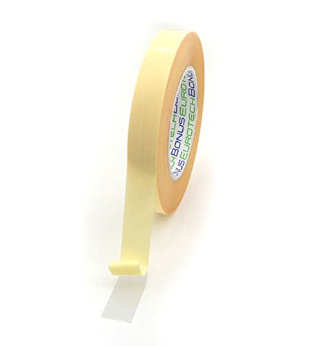 BONUS Eurotech 2BL11.00.0019/050A# Doppelseitiges Klebeband, synthetische Kautschuk, klare Polyprophylen, Länge 50 m x Breite 19 mm x Gesamtdicke 0,09 mm von BONUS Eurotech