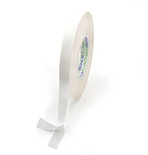 BONUS Eurotech 2BT45.00.0012/045A# Doppelseitiges Klebeband, Breite 12 mm, Länge 45 m, Acrylklebstoff, Solvent, Gesamtdicke 0,15 mm von BONUS Eurotech