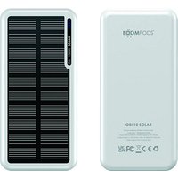 BOOMPODS OBI-SOLAR Solar-Powerbank 10.000 mAh weiß von BOOMPODS