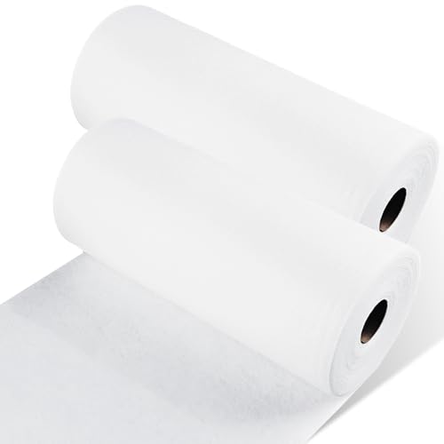 2 Stück Transparentpapier Rolle, Schnittmusterpapier Rolle, 30 cm x 50 m Pauspapier, Transparentpapier für Zeichnen Skizzieren Verpacken, Schnittmusterpapier für Schnittmuster zum Nähen und Abpausen von BORDEAG