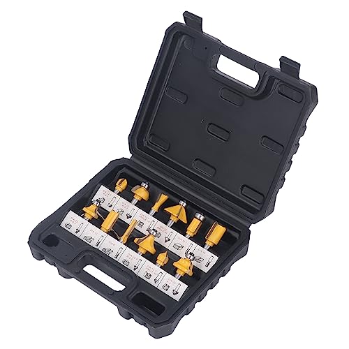 12 -pcs -Router -Bits 8mm Shank Carbid Blade Holzbearbeitungsschneider Set zum Kantenschlitztrimmen 12 -pcs -Router -Bits 8mm Shank Carbid Blade Holzbearbeitungsschneider Set zum Kantenschlitztrimmen von BORDSTRACT