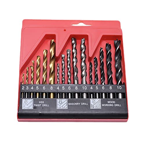 16pcs Hex Shank Industrial Festure Carbid Tipp Twist Bohrbohrer, Hochgeschwindigkeitsstahl gehärtetes Metall für Edelstahl, Gusseisen, Holz und Kunststoff (mit indexiertem 16pcs Hex Shank Industrial Festure Carbid Tipp Twist Bohrbohrer, Hochgeschwindigkeitsstahl gehärtetes Metall für Edelstahl, Gusseisen, Holz und Kunststoff (mit indexiertem von BORDSTRACT