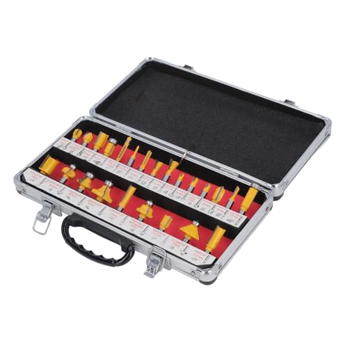 24 Stücke Router Bit Set 8mm Schaftholz -Mahlen -Mahlen Cutter Kit Holzschnüre Rillenschaltzewerkzeuge 24 Stücke Router Bit Set 8mm Schaftholz -Mahlen -Mahlen Cutter Kit Holzschnüre Rillenschaltzewerkzeuge von BORDSTRACT