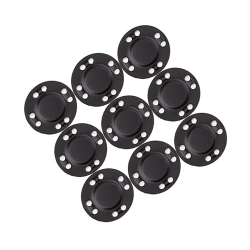 BORDSTRACT 10Pcs Magnetic Button, Minimalist Black Metal Magnetic Button, Suction Thin Magnetic Buttons for Clothing Accessories. von BORDSTRACT