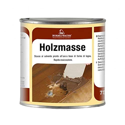 Fertige 1K Holzmasse aus Echtholzmehl hergestellt 750ml, Nussbaum mittel - 59 von BORMA WACHS