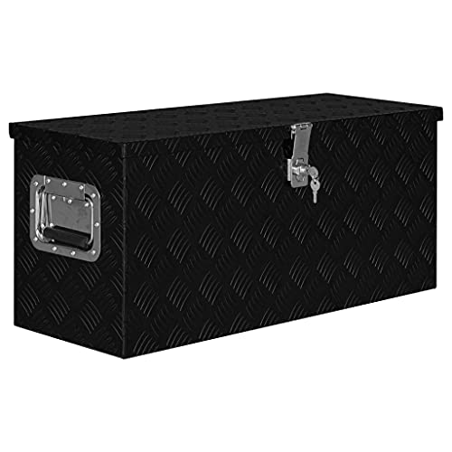 BOWEKAM Home & Garden-Alubox 80x30x35 cm schwarz Möbel Wahl von BOWEKAM