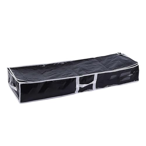 BOWTONG Weihnachts-Geschenkpapier-Aufbewahrungsbehälter, Weihnachts-Geschenkpapier-Organizer mit Taschen, 101,6 cm, Geschenkpapier-Organizer, Unterbett-Aufbewahrung für Weihnachtsdekorationen, von BOWTONG