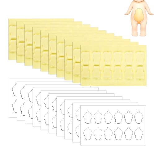 240 Stück Klebebänder für Sonny Angel, Doppelseitige Transparente Klebepads für Minifigurenpuppe Entfernbarer Spurloser Ersatzkleber Klebrige Knete für Sonny Baby von BOXOB