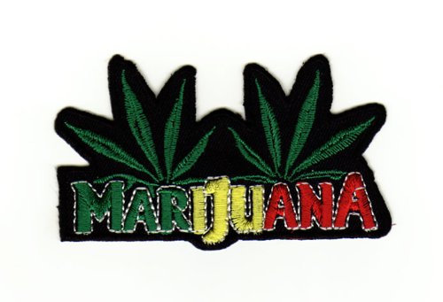 Hanfblatt Reggae Aufnäher zum aufbügeln oder aufnähen Bügelbild Aufbügler für Kleidung gestickter Bügelpatch Applikation Patch Größe 8,6 x 5,0 cm Hanfblatt Reggae Aufnäher zum aufbügeln oder aufnähen Bügelbild Aufbügler für Kleidung gestickter Bügelpatch Applikation Patch Größe 8,6 x 5,0 cm von BP BRAUNERT PATCHES