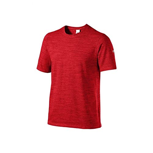 BP 1714-235-81-S Unisex-T-Shirts, Space-Dye-Stoff, 1/2 Ärmel, Rundhals, 170,00 g/m² Stoffmischung mit Stretch, Weltraum-Rot, S von BP