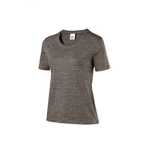 BP 1715-235-400-S T-Shirt für Frauen, Space-Dye-Stoff, 1/2 Ärmel, Rundhals, 170,00 g/m² Stoffmischung mit Stretch, Weltraum-Falke, S von BP