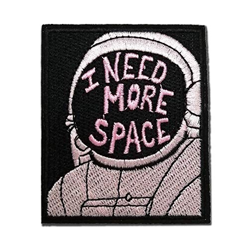 BPA Astronaut Aufnäher Patches,Patches zum Aufbügeln,Bügel Patches,Flicken zum Aufbügeln-I Need More Space von BPA