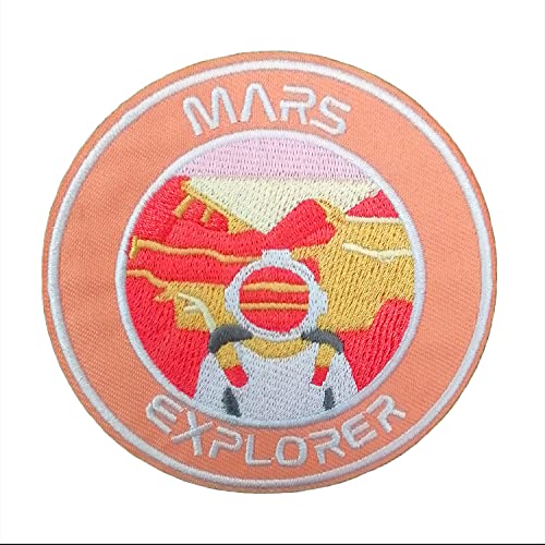 BPA Aufnäher Patches,Patches zum Aufbügeln,Bügel Patches,Flicken zum Aufbügeln-Mars Explorer von BPA