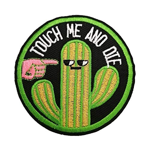 BPA Aufnäher Patches,Patches zum Aufbügeln,Bügel Patches,Flicken zum Aufbügeln-Touch Me And Die von BPA