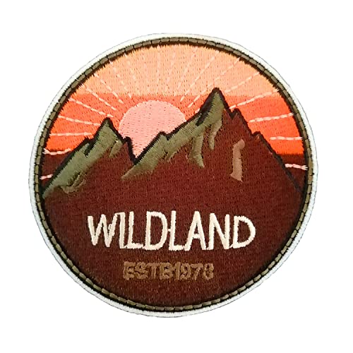 BPA Aufnäher Patches,Patches zum Aufbügeln,Bügel Patches,Flicken zum Aufbügeln-Wildland von BPA