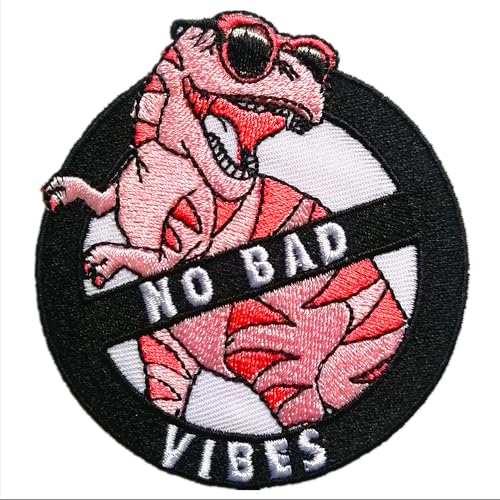 BPA Aufnäher Patches,Patches zum Aufbügeln,Bügel Patches,Flicken zum Aufbügeln-No Bad Vibes von BPA